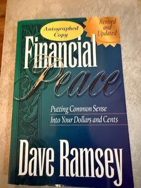 Financial Peace by Dave Ramsey - Teal and Blue Cover